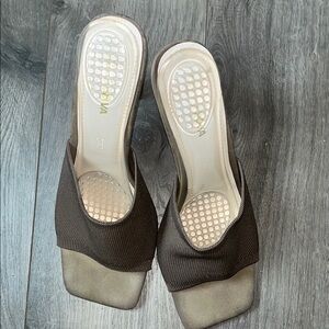 FashionNova Brown Mules with Minimalist Design